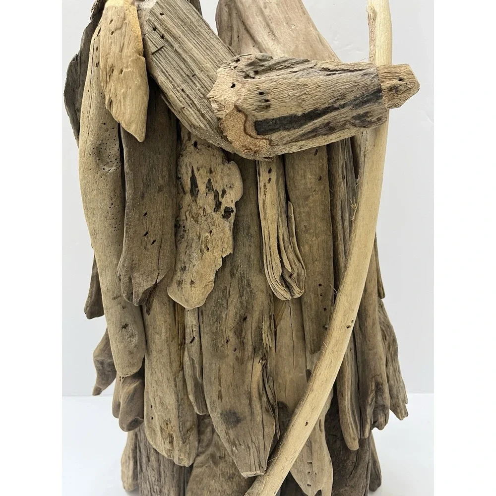 Christmas Driftwood Nativity Large Jesus Mary Joseph 18x11